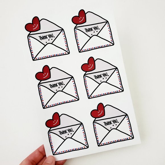 LB031STICKERS Custom Poshmark Stickers Thank You Mail Shipping Supplies - Picture 5 of 6